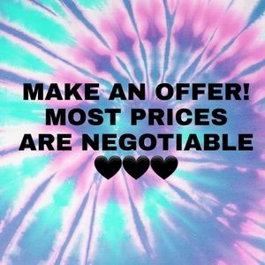 Reasonable offers welcomed!